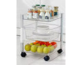 Dial 3 Tier Acrylic Clear Cart