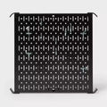 16" Square Metal Pegboard - Brightroom™: Wall & Garage Storage Organizer, Carbon Steel, Black, 100 lb Capacity