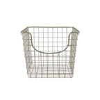Spectrum Diversified Scoop Small Basket Silver Rose Gold