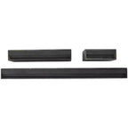 Set di 3 Mensole da Parete in Legno Nere: CosmoLiving by Cosmopolitan, Set Moderno di Mensole Galleggianti