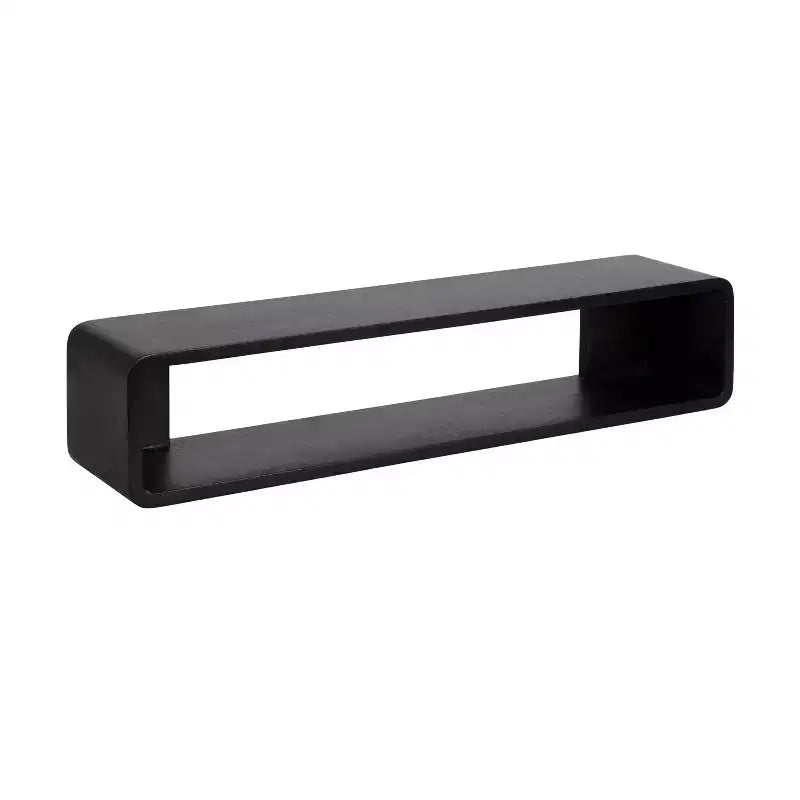 Kate & Laurel All Things Decor 76x18x18cm Deguara Scaffale Galleggiante Nero