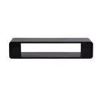 Kate & Laurel All Things Decor 76x18x18cm Deguara Scaffale Galleggiante Nero