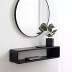 Kate & Laurel All Things Decor 76x18x18cm Deguara Scaffale Galleggiante Nero