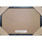 Specchio da parete per bagno in legno riciclato non bisellato da 40"x28" verde acqua/grigio - Amanti Art: rettangolare moderno, montaggio a parete, include l'hardware