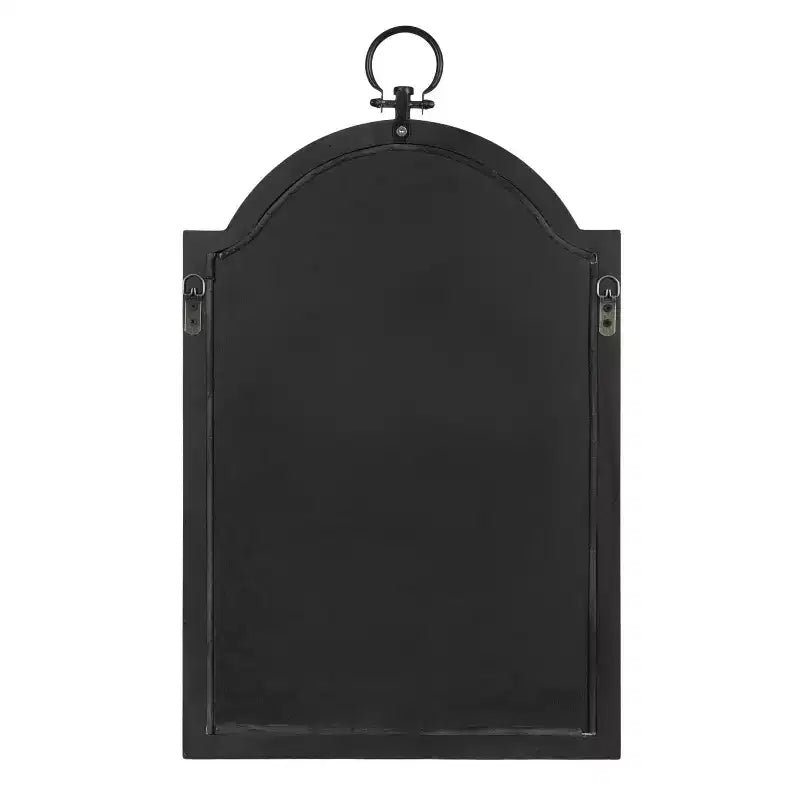 Kate & Laurel All Things Decor Specchio da parete Ohara Arch 18"x30" Nero: Stile tradizionale, Parte superiore arrotondata, Montaggio a parete
