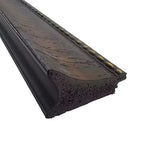 Specchio Amanti Art 28"x64" da appoggio a figura intera senza smussatura Caleb Brown con cornice: Stile rustico da fattoria, cornice in polistirene