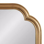 Kate & Laurel All Things Decor Specchio da parete Glenby Scallop oro 24"X36"
