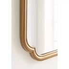Kate & Laurel All Things Decor Specchio da parete Glenby Scallop oro 24"X36"