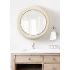 Kate & Laurel All Things Decor Specchio da parete rotondo Jonesport 26"x26" Naturale