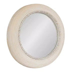 Kate & Laurel All Things Decor Specchio da parete rotondo Jonesport 26"x26" Naturale