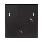 Specchio da parete decorativo moderno quadrato Howard Elliott Vogue, colore argento: 22"x22", cornice in vetro e legno, nessun assemblaggio richiesto