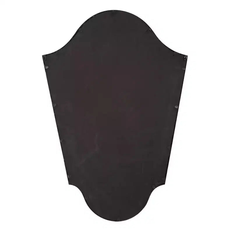 Specchio da Parete Ad Arco Howard Elliott 41.5"x29" con Cornice in Ferro Grigio Opaco: Stile Moderno, Nessun Assemblaggio, Montaggio a Parete