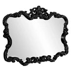 Specchio da parete rettangolare Howard Elliott 40"x30" con cornice in ferro e finitura argento screziato