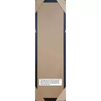 Specchio da porta in legno riciclato non bisellato 45,7x132 cm Verde acqua/Grigio - Amanti Art