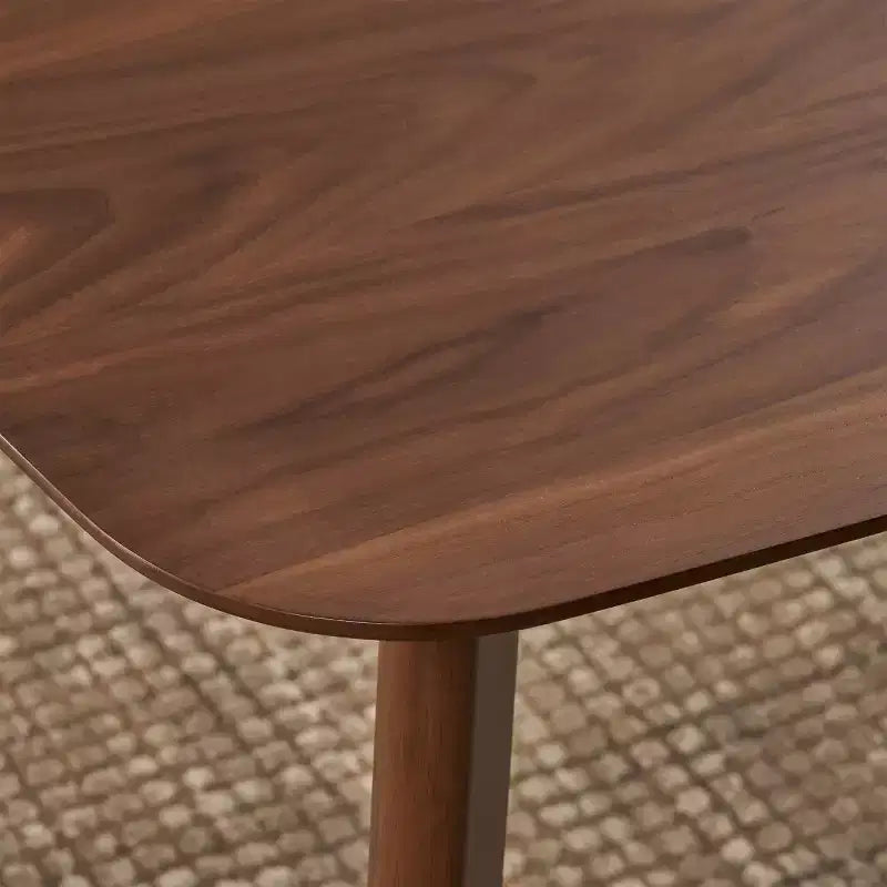 GDFStudio Anne Tavolo da pranzo moderno in legno di metà secolo
