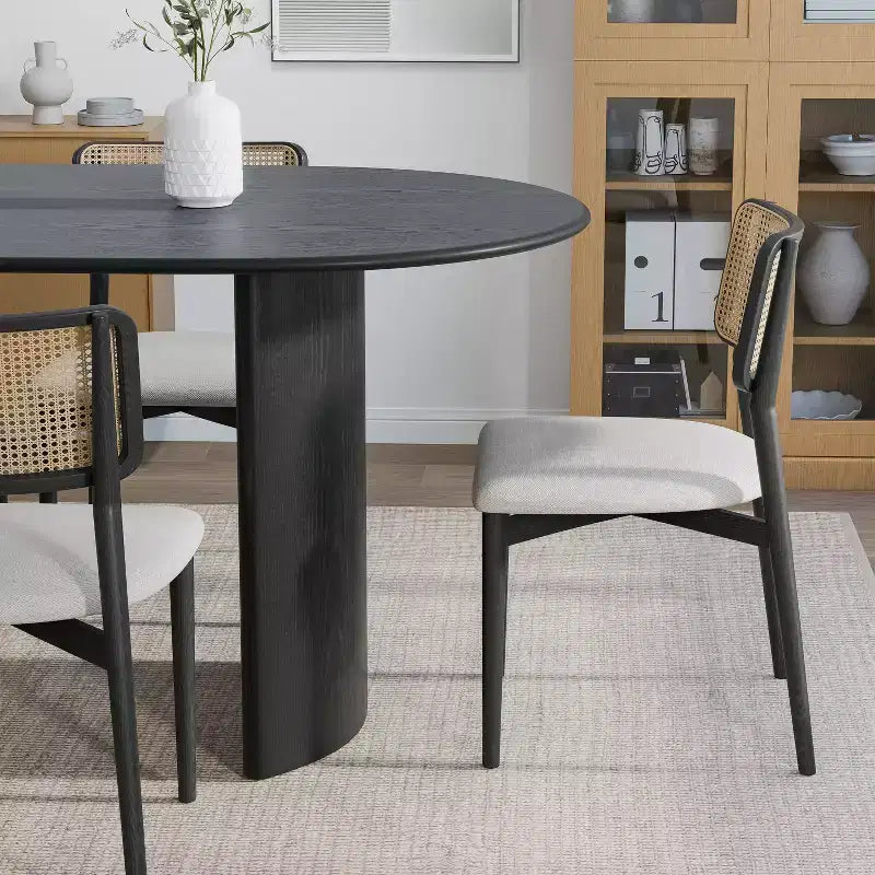 Dovelina Tavolo da pranzo moderno in legno da cucina Tavolo da sala da pranzo