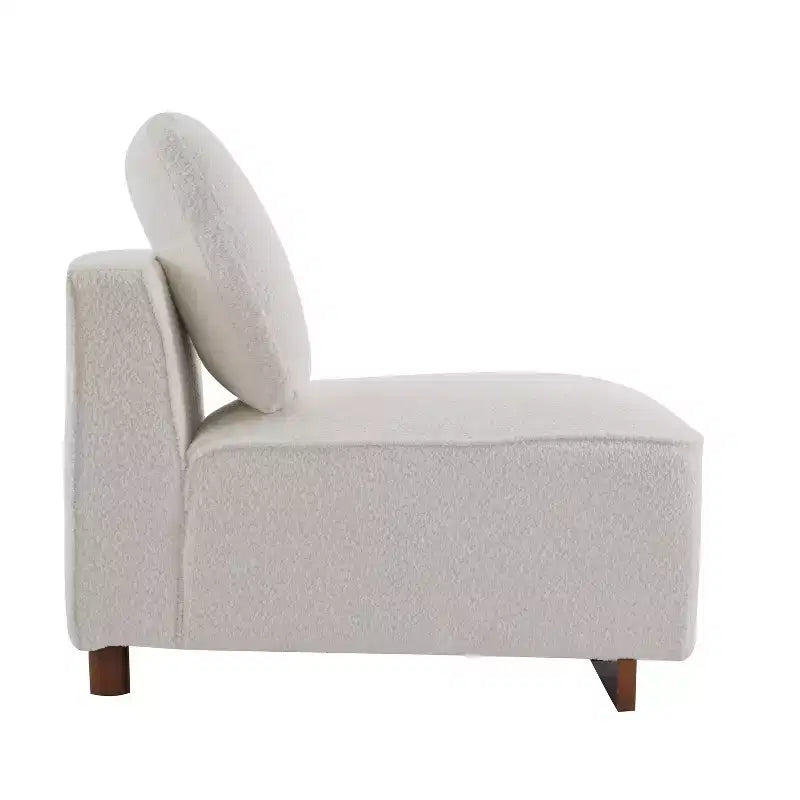 Christopher Knight Home Divano Sezionale a L Rivestito Gianna con Cuscini, Beige/Marrone