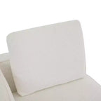 Christopher Knight Home Divano Sezionale a L Rivestito Gianna con Cuscini, Beige/Marrone