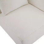 Christopher Knight Home Divano Sezionale a L Rivestito Gianna con Cuscini, Beige/Marrone