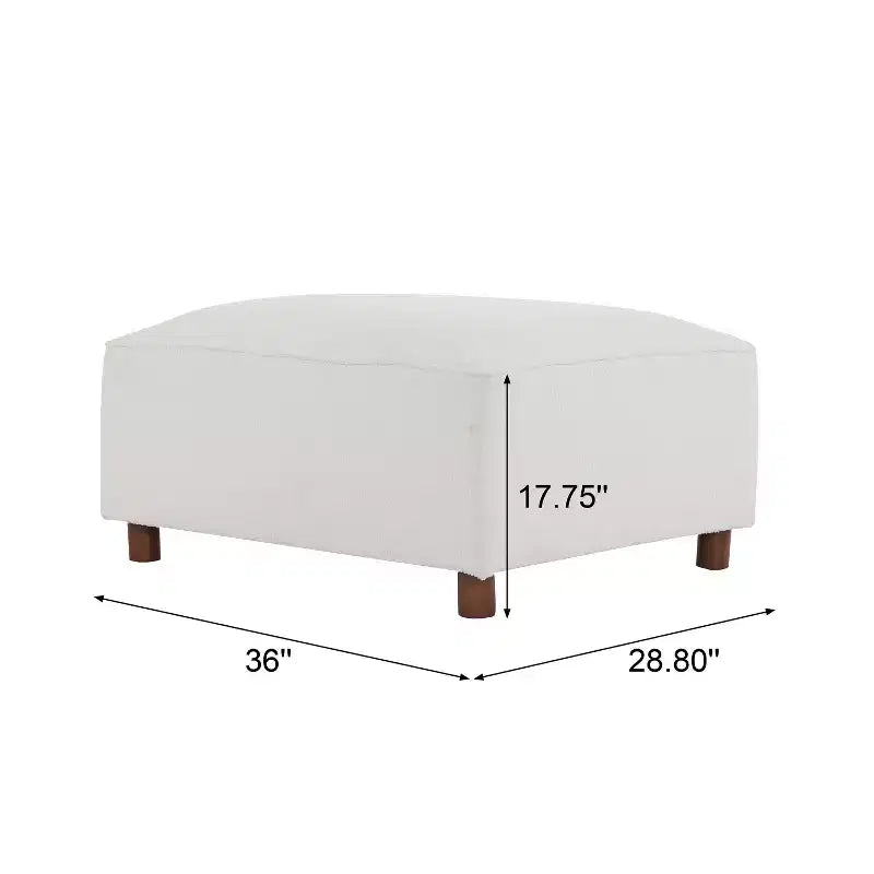Christopher Knight Home Divano Sezionale a L Rivestito Gianna con Cuscini, Beige/Marrone