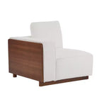 Christopher Knight Home Divano Sezionale a L Rivestito Gianna con Cuscini, Beige/Marrone