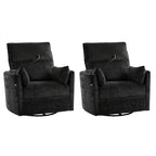 Julius 38 Power Rocking Swivel Nursery Recliner with USB Set of 2 | HULALA HOME