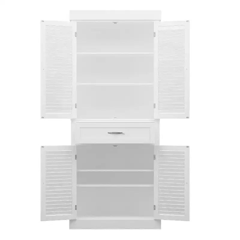 Mobile contenitore in legno Famapy con 4 ante dal design a persiana