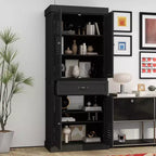 Mobile contenitore in legno Famapy con 4 ante dal design a persiana