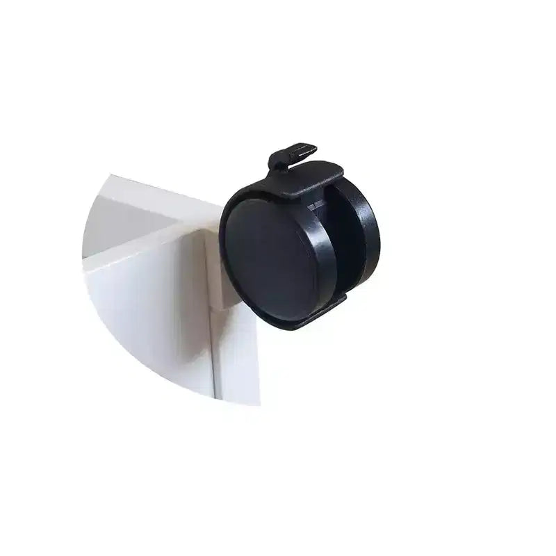 Mobiletto da cucina Kings Brand Furniture Francois con piano in vinile effetto legno e marmo, bianco