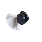 Mobiletto da cucina Kings Brand Furniture Francois con piano in vinile effetto legno e marmo, bianco