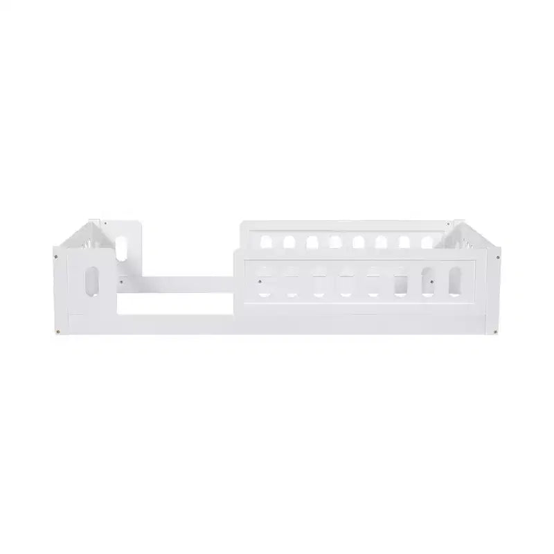 Letto a piattaforma Twin/Full per bambini con spondine - ModernLuxe