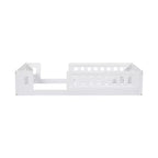 Letto a piattaforma Twin/Full per bambini con spondine - ModernLuxe