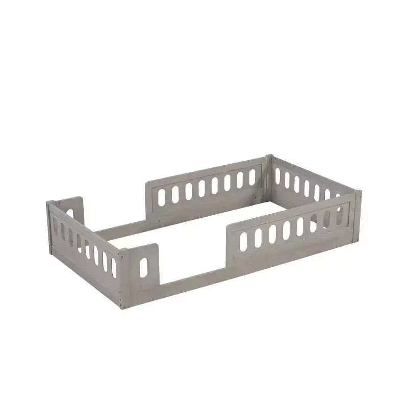 Letto a piattaforma Twin/Full per bambini con spondine - ModernLuxe