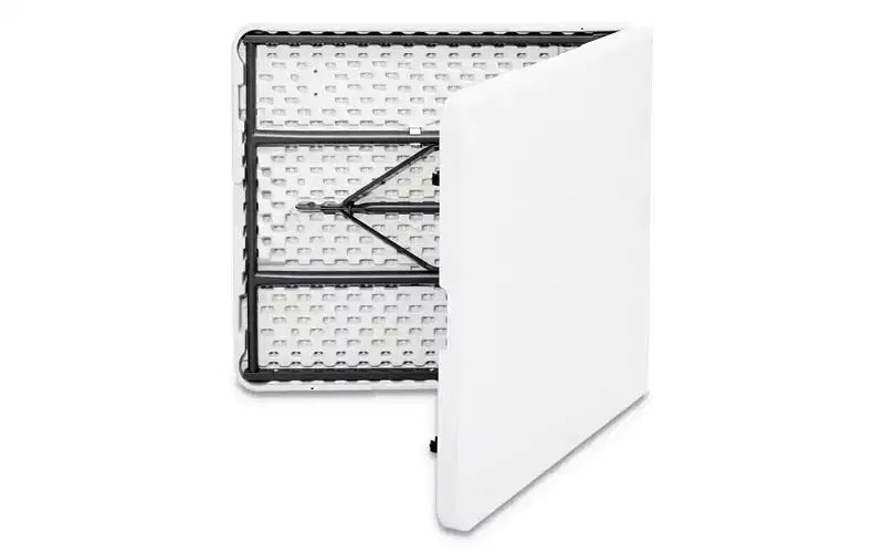 Tavolo pieghevole classico IndestrucTable Iceberg, rettangolare, 60 x 30 x 29, platino