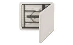 Tavolo pieghevole classico IndestrucTable Iceberg, rettangolare, 60 x 30 x 29, platino