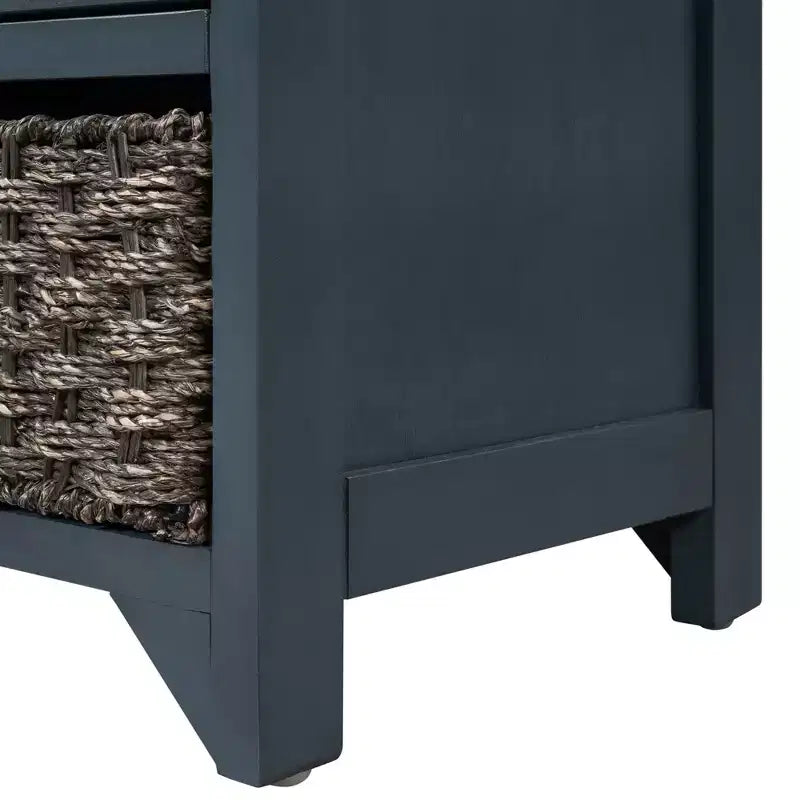 Panca contenitore Whisen con cestino rimovibile e 2 cassetti