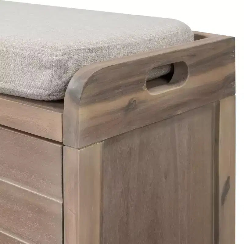 Panca contenitore Whisen con cestino rimovibile e 2 cassetti