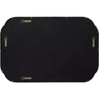 Specchio da Parete Uttermost Double Radius Nero Opaco 24 x 36 1/4