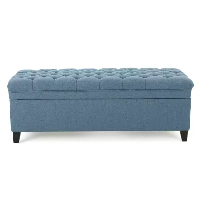 GDFStudio Heathbrooke Pouf contenitore contemporaneo in tessuto trapuntato