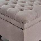 GDFStudio Heathbrooke Pouf contenitore contemporaneo in tessuto trapuntato