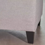 GDFStudio Heathbrooke Pouf contenitore contemporaneo in tessuto trapuntato