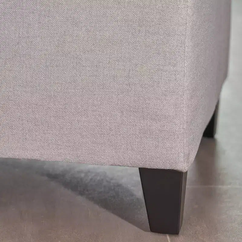 GDFStudio Heathbrooke Pouf contenitore contemporaneo in tessuto trapuntato