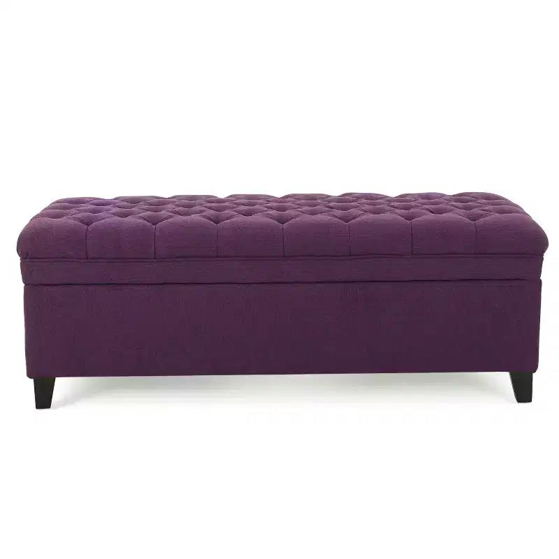 GDFStudio Heathbrooke Pouf contenitore contemporaneo in tessuto trapuntato