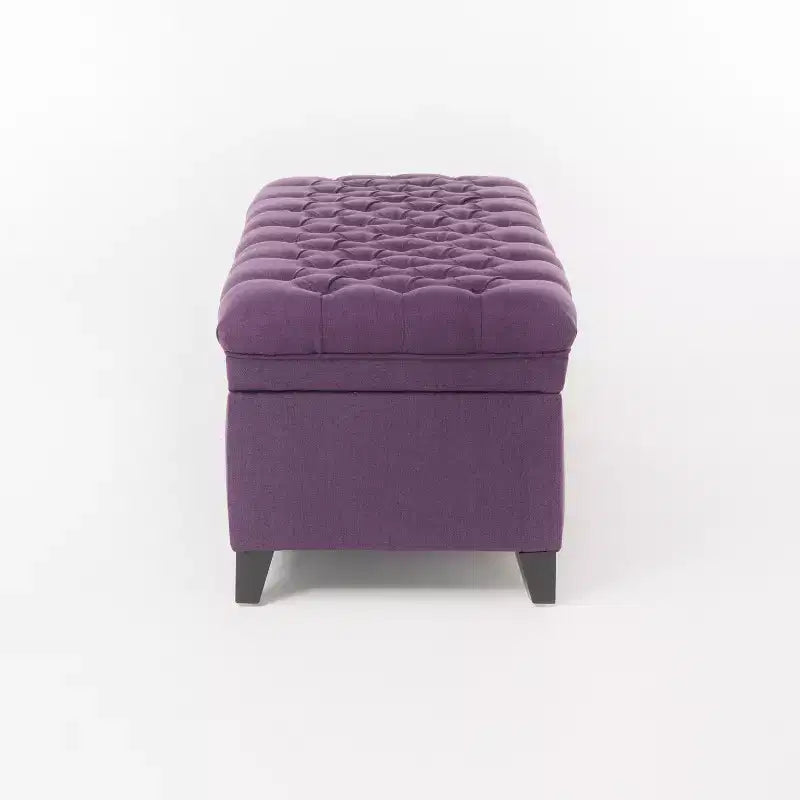 GDFStudio Heathbrooke Pouf contenitore contemporaneo in tessuto trapuntato