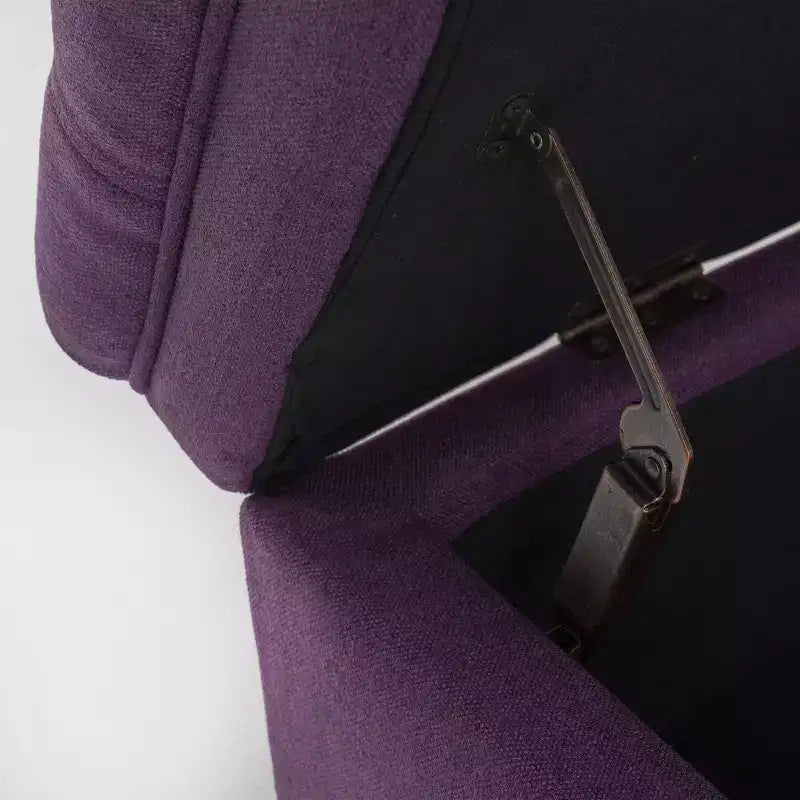GDFStudio Heathbrooke Pouf contenitore contemporaneo in tessuto trapuntato