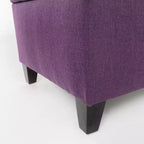 GDFStudio Heathbrooke Pouf contenitore contemporaneo in tessuto trapuntato