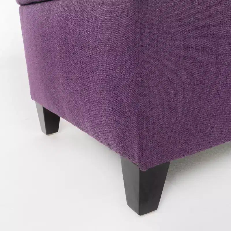 GDFStudio Heathbrooke Pouf contenitore contemporaneo in tessuto trapuntato
