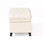 GDFStudio Heathbrooke Pouf contenitore contemporaneo in tessuto trapuntato