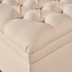 GDFStudio Heathbrooke Pouf contenitore contemporaneo in tessuto trapuntato