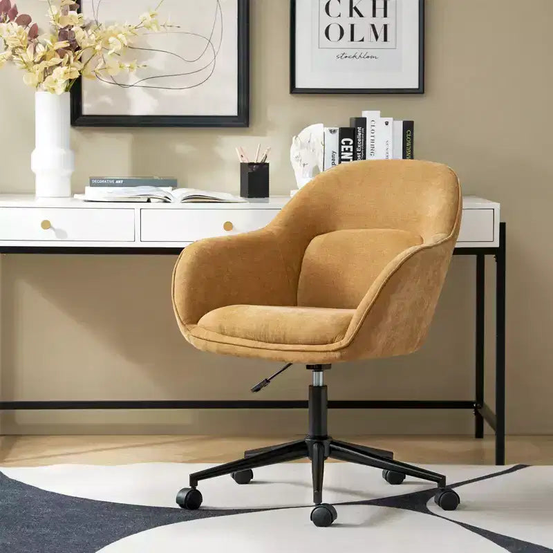 Sedia da ufficio Virginia con schienale curvo|ART OF LIVING DESIGNS